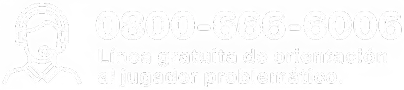 Línea gratuita de orientación al jugador problemático: 0800-666-6006